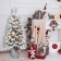 4FT Flocked Pot Christmas Tree