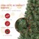 Caoimhe 6FT Sentiments Green Multi-color lights Tree