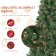 Aisling 6FT Sentiments Green Clear lights Tree