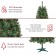 Aisling 6FT Sentiments Green Clear lights Tree