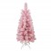 4FT PRE-LIT FLOCKED PINK TREE