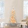 4.5Ft Pre-Lit White Flocked Tree with MgO Pot