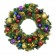 30 inch Christmas Wreath with Ornaments and Lights