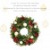 26 inch Christmas Wreath with Ornaments