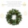 26 inch Eucalyptus Christmas Wreath with Pinecones