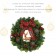 24 inch Christmas Wreath with Deer
