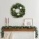 24 inch Christmas Wreath with Birdhouses and Red Berries