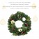 24 inch Christmas Wreath with Birdhouses and Red Berries
