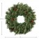24 inch Christmas Wreath with Pine Needles