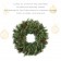24 inch Christmas Wreath with Pine Needles