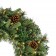 24 inch Christmas Wreath with Pine Needles and Lights