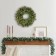 24 inch Christmas Wreath with Pine Needles and Lights