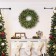24 inch Christmas Wreath with Pine Needles and Lights