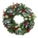 24 inch Eucalytpus Christmas Wreath with Red Berries