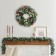 24 inch Eucalytpus Christmas Wreath with Red Berries