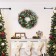 24 inch Eucalytpus Christmas Wreath with Red Berries