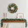 24 inch Eucalytpus Christmas Wreath with Red Berries and Lights