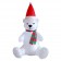 4FT Inflatable Polar Bear