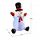 8FT Inflatable Snowman with Rotating Light