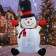 8FT Inflatable Snowman with Rotating Light