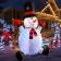 8FT Inflatable Snowman with Rotating Light