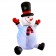 8FT Inflatable Snowman with Rotating Light