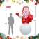 8FT SNOWMAN , INFLATABLE