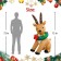 6FT INFLATABLE REINDEER -ANIMATION