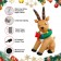 6FT INFLATABLE REINDEER -ANIMATION