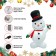 4FT INFLATABLE SNOWMAN