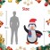 4FT Outdoor Inflatable Penguin