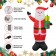 8FT White Santa Inflatable
