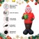 8FT Inflatable Snowman in A Down Jacket