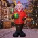 8FT Inflatable Snowman in A Down Jacket