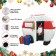 6.5FT Airblown Camper with Santa