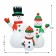 6FT Inflatable Snowman Family