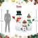 6FT Inflatable Snowman Family
