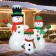 6FT Inflatable Snowman Family
