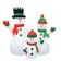 6FT Inflatable Snowman Family