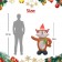 4FT Inflatable Standing Fox