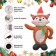 4FT Inflatable Standing Fox