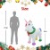 4FT Inflatable unicorn