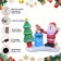 6.5FT L Inflatable Santa with Mailbox