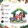 7FT  L Inflatable Nativity Scene