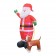 8FT Santa And Labrador Dog Inflatable
