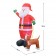 8FT Santa And Labrador Dog Inflatable