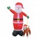8FT Santa And Labrador Dog Inflatable