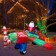 8FT Long Inflatable Santa Flies A Plane