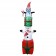 8FT GiFTboxes Snowman & Penguin Pyramid Inflatable