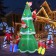 8FT Santas Climbing A Tree Inflatable